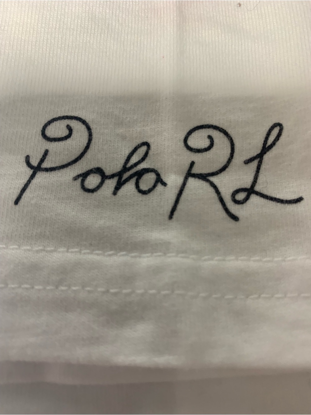 Polo Ralph Lauren Kid’s Graphic Tee with Distressed Red Appliqué